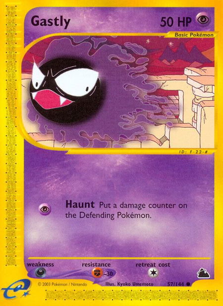 Gastly - Skyridge Pokémon trading card