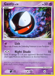 Gastly (36) - Arceus (AR) #36/99 - Uncommon Pokémon Trading Card
