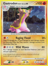Gastrodon West Sea - Secret Wonders (SW) #9/132 - Holo Rare Pokémon Trading Card