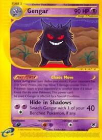 Gengar (48) - Expedition (EX) #048/165 - Rare Pokémon Trading Card