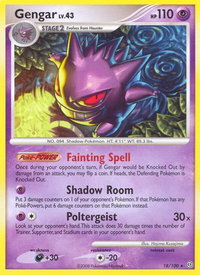 Gengar - Stormfront (SF) #18/100 - Rare Pokémon Trading Card
