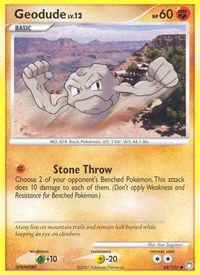 Geodude - Mysterious Treasures (MT) #84/123 - Common Pokémon Trading Card