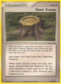 Giant Stump - Legend Maker (LM) #75/92 - Uncommon Pokémon Trading Card