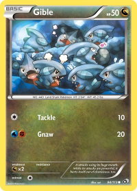 Gible - Legendary Treasures (LTR) #94/113 - Common Pokémon Trading Card