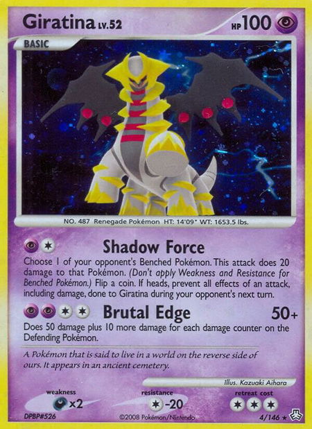 Giratina - Legends Awakened Pokémon trading card