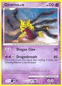 Giratina (28) - Platinum (PL) #28/127 - Rare Pokémon Trading Card
