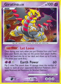 Giratina (9) - Platinum (PL) #9/127 - Holo Rare Pokémon Trading Card
