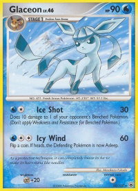 Glaceon (20) - Majestic Dawn (MD) #20/100 - Rare Pokémon Trading Card