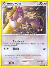 Glameow - Great Encounters (GE) #68/106 - Common Pokémon Trading Card