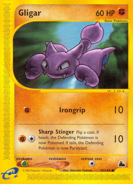 Gligar - Skyridge Pokémon trading card