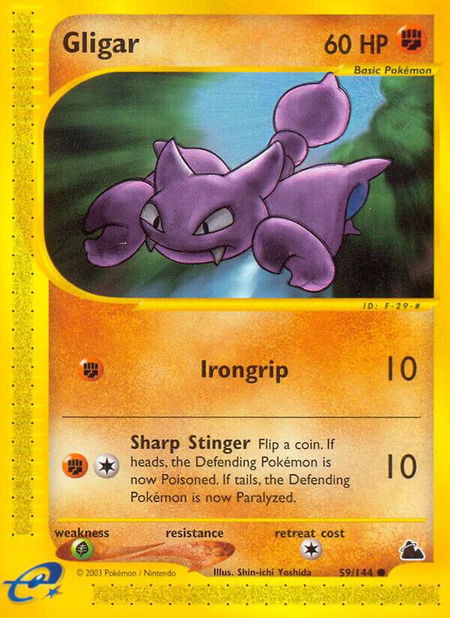 Gligar - Skyridge Pokémon trading card
