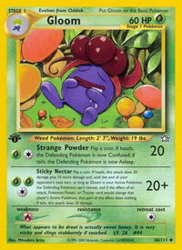 Gloom - Neo Genesis (N1) #036/111 - Uncommon Pokémon Trading Card