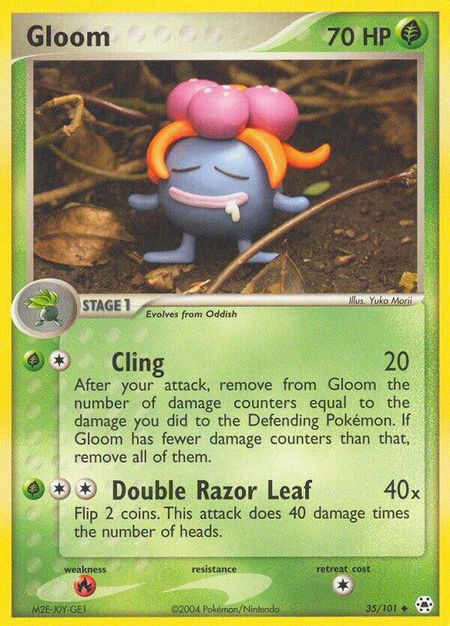 Gloom - Hidden Legends Pokémon trading card
