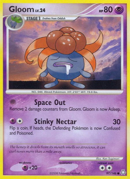 Gloom (97) - Legends Awakened Pokémon trading card