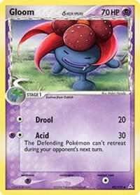 Gloom (Delta Species) trading card from Holon Phantoms Gloom (Delta Species) - Holon Phantoms Pokémon trading card
