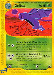 Golbat - Skyridge (SK) #060/144 - Common Pokémon Trading Card