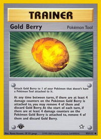 Gold Berry - Neo Genesis (N1) #093/111 - Uncommon Pokémon Trading Card