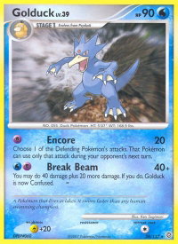 Golduck - Secret Wonders (SW) #28/132 - Rare Pokémon Trading Card