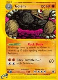 Golem (49) - Expedition Pokémon trading card