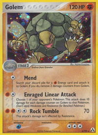 Golem - Legend Maker (LM) #6/92 - Holo Rare Pokémon Trading Card