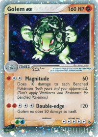 Golem ex - Dragon (DR) #91/97 - Ultra Rare Pokémon Trading Card