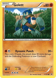 Golett - Noble Victories (NVI) #71/101 - Common Pokémon Trading Card