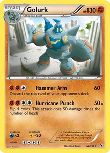 Golurk - Noble Victories (NVI) #72/101 - Rare Pokémon Trading Card