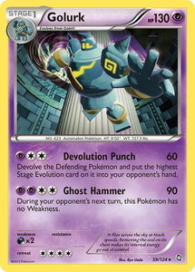 Golurk - Dragons Exalted (DRX) #59/124 - Holo Rare Pokémon Trading Card