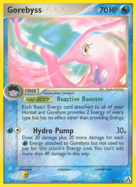 Gorebyss trading card from Legend Maker Gorebyss - Legend Maker Pokémon trading card