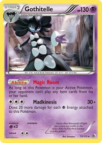 Gothitelle - Legendary Treasures (LTR) #72/113 - Holo Rare Pokémon Trading Card
