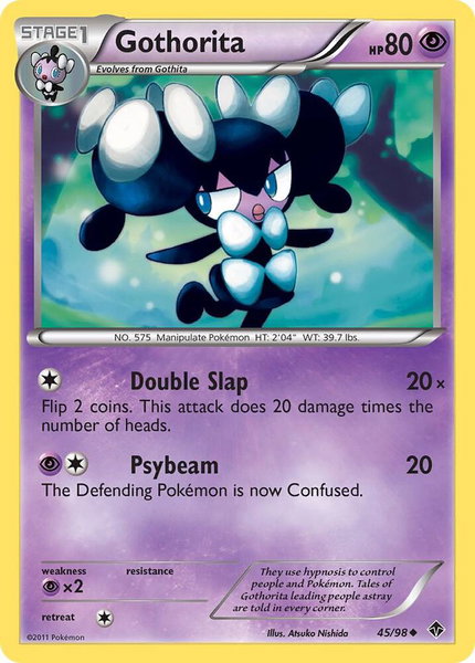 Gothorita (45) - Emerging Powers Pokémon trading card