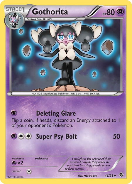 Gothorita (46) - Emerging Powers Pokémon trading card