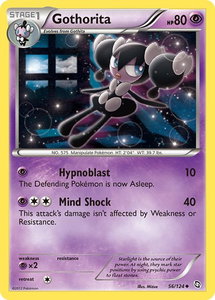 Gothorita - Dragons Exalted (DRX) #56/124 - Uncommon Pokémon Trading Card