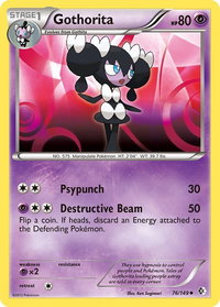 Gothorita - Boundaries Crossed (BCR) #76/149 - Uncommon Pokémon Trading Card