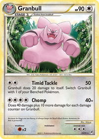 Granbull - Call of Legends (CL) #26/95 - Rare Pokémon Trading Card