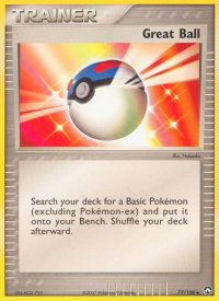 Great Ball - Power Keepers (PK) #77/108 - Uncommon Pokémon Trading Card