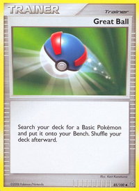 Great Ball - Stormfront (SF) #85/100 - Uncommon Pokémon Trading Card