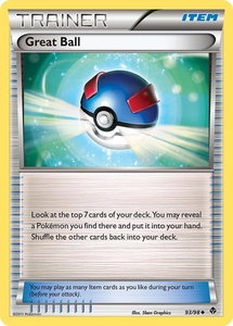 Great Ball - Emerging Powers (EPO) #93/98 - Uncommon Pokémon Trading Card