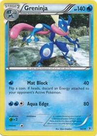 Greninja trading card from Kalos Starter Set Greninja - Kalos Starter Set Pokémon trading card