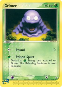 Grimer - Dragon (DR) #57/97 - Common Pokémon Trading Card