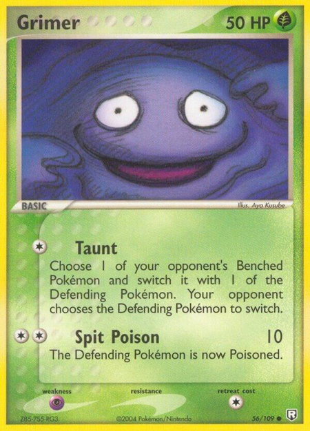 Grimer - Team Rocket Returns Pokémon trading card