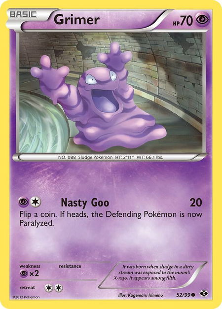 Grimer - Next Destinies Pokémon trading card