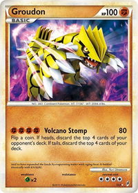 Groudon (Shiny) - Call of Legends (CL) #SL4 - Holo Rare Pokémon Trading Card