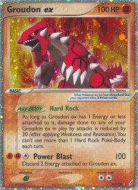 Groudon ex - Crystal Guardians (CG) #93/100 - Ultra Rare Pokémon Trading Card