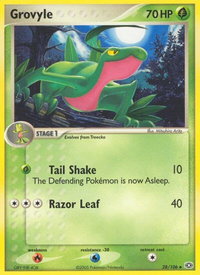 Grovyle - Emerald (EM) #28/106 - Uncommon Pokémon Trading Card