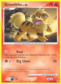 Growlithe - Secret Wonders (SW) #89/132 - Common Pokémon Trading Card