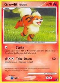 Growlithe - Rising Rivals (RR) #63/111 - Common Pokémon Trading Card
