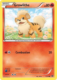 Growlithe (11) - Next Destinies (NXD) #11/99 - Common Pokémon Trading Card