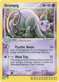 Grumpig - Dragon (DR) #6/97 - Holo Rare Pokémon Trading Card