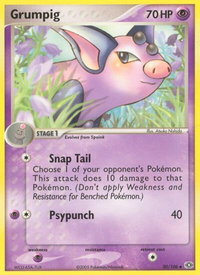 Grumpig - 030/106 - Emerald (EM) #30/106 - Uncommon Pokémon Trading Card